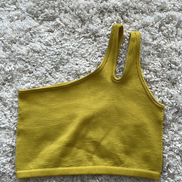 AERIE Offline off the shoulder cropped tank top - Picture 3 of 3